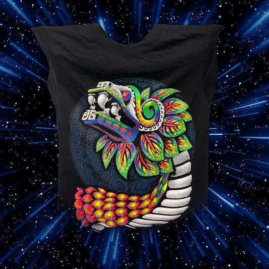 Azteca Quetzalcoatl T-shirt Alebrijes T-shits T-shirt Alebrijes T-shits
