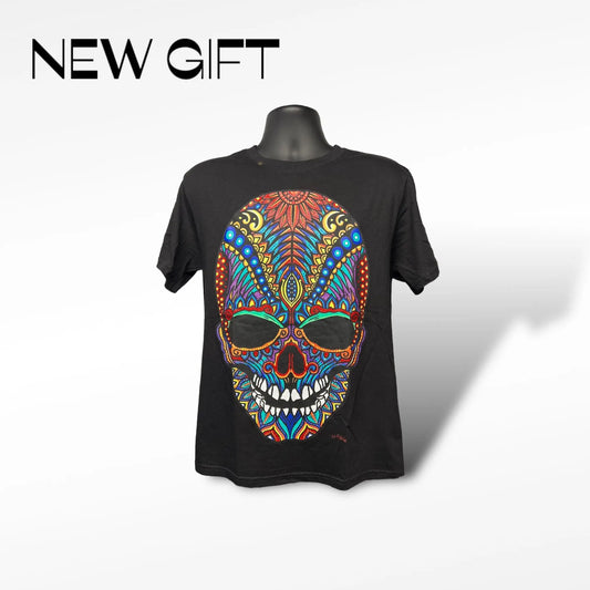Color Skull Alebrijes T-shits T-shirt Alebrijes T-shits