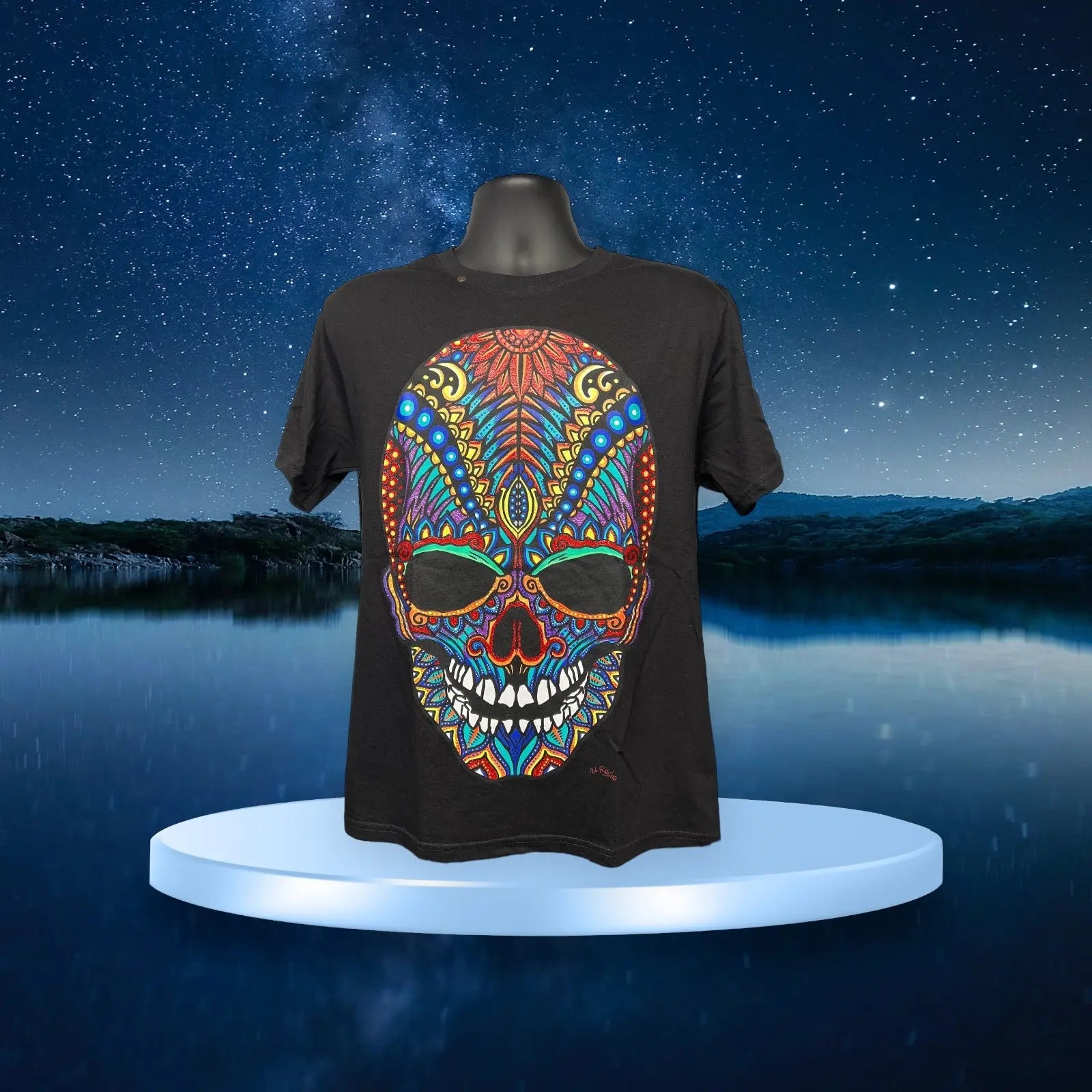 Color Skull Alebrijes T-shits T-shirt Alebrijes T-shits