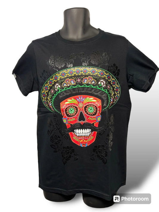 Mariachi Skull Alebrijes T-shits T-shirt Alebrijes T-shits