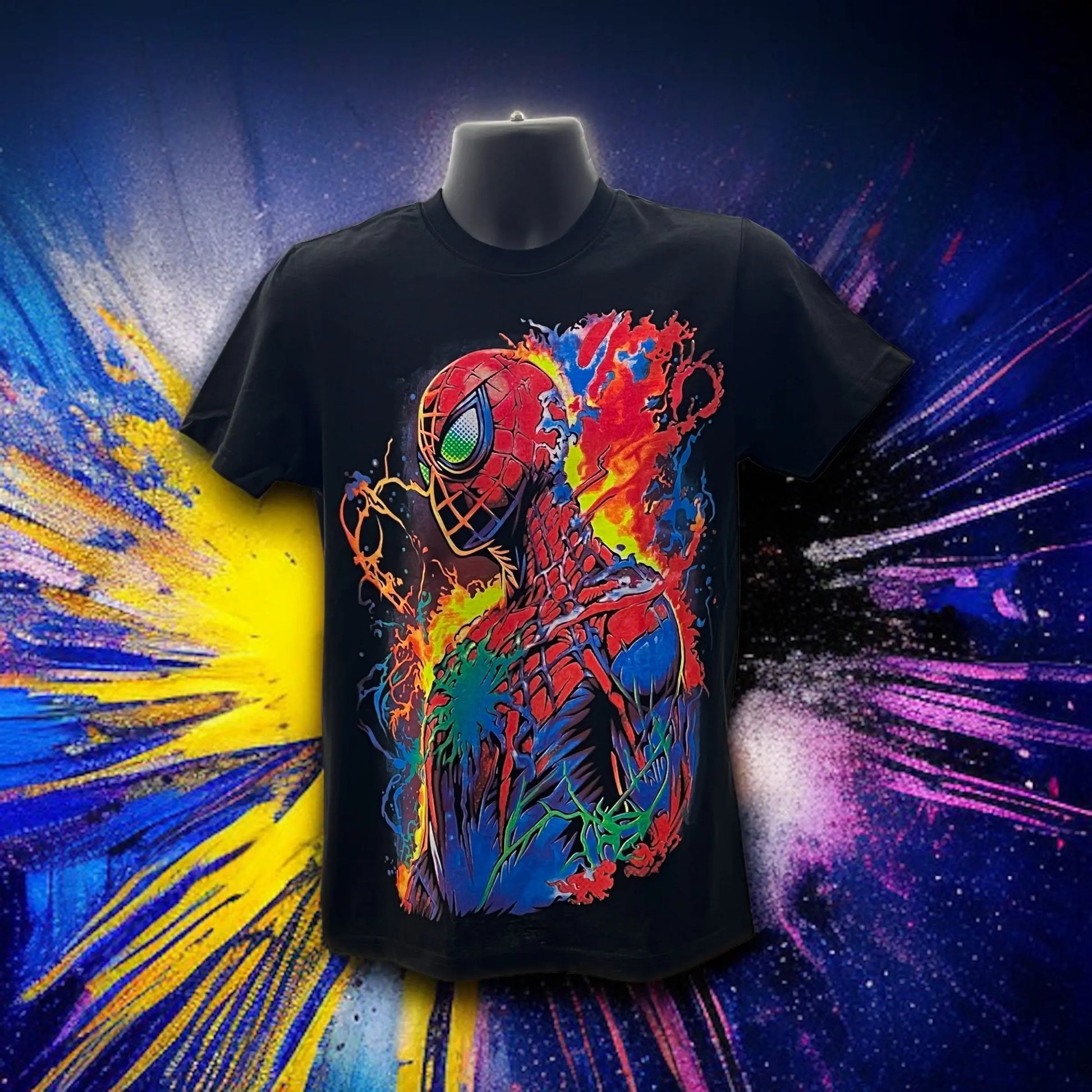 Neon spider-man Alebrijes T-shits T-shirt Alebrijes T-shits