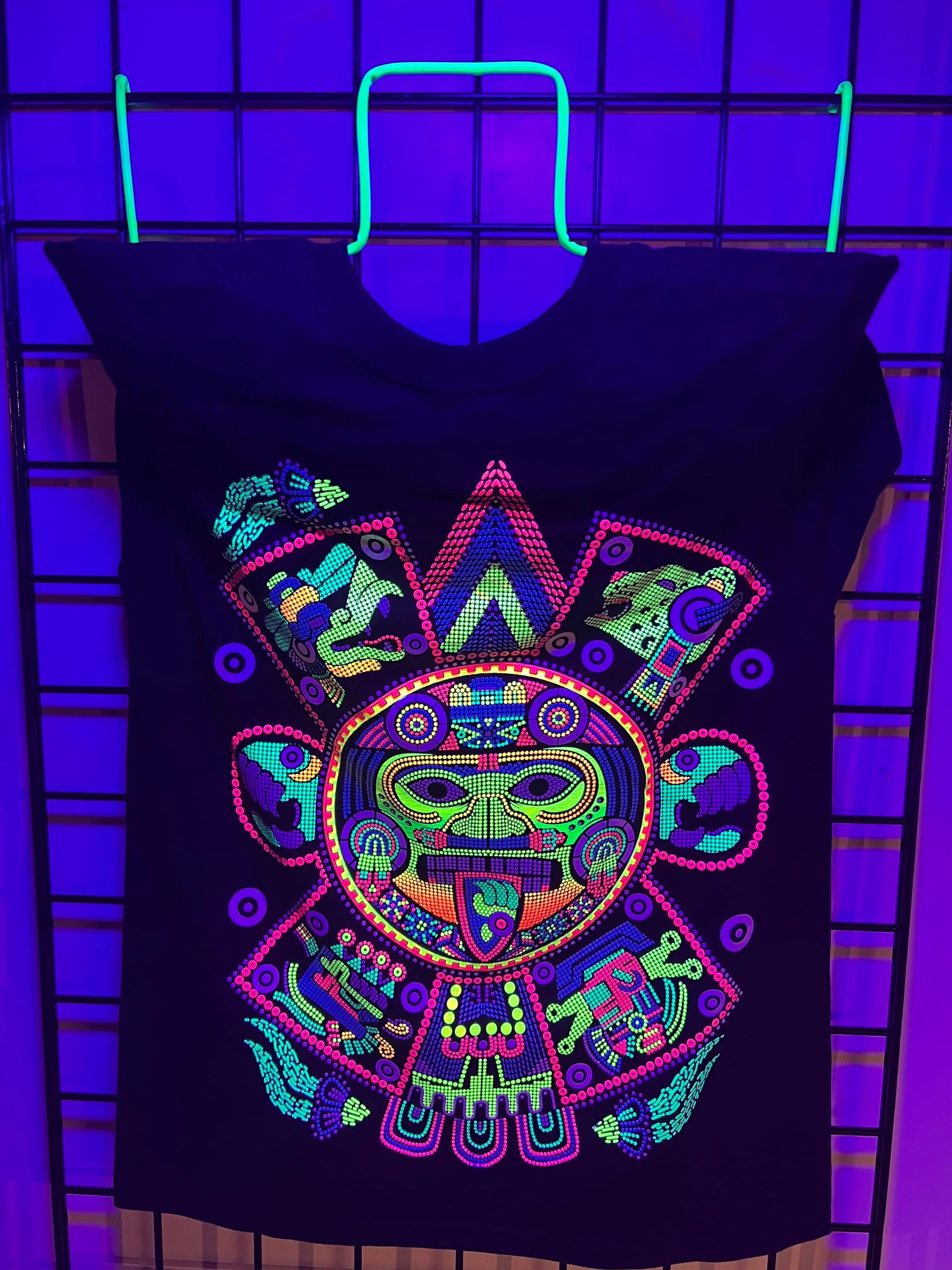 Sol Azteca graphic T-shirt - Alebrijes T-shits